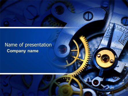 Precision Clockwork Presentation Template, Master Slide