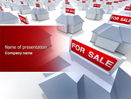 Real Estate In Massive Sale Presentation Template, Master Slide