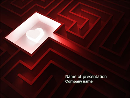 Way to the Heart Presentation Template, Master Slide