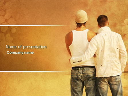 Homosexual Relationships Presentation Template, Master Slide