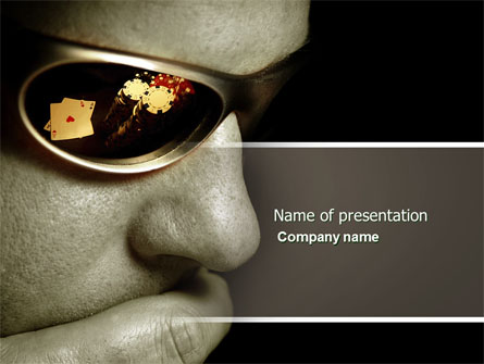 Gambler Presentation Template, Master Slide