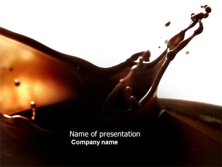 Coffee Flavor Presentation Template, Master Slide