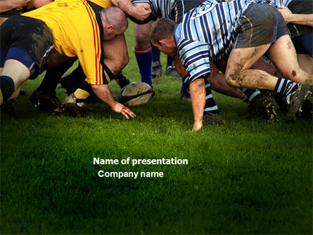 Rugby Presentation Template, Master Slide