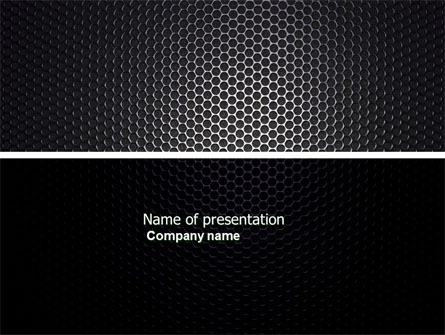 Black Grid Presentation Template, Master Slide