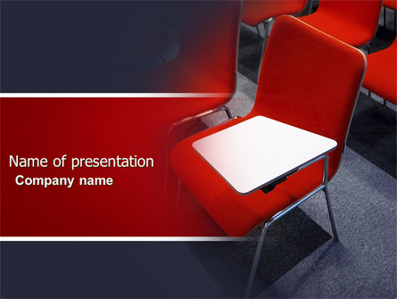 Lecture Room Presentation Template, Master Slide