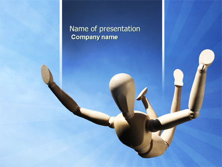 Falling Presentation Template, Master Slide