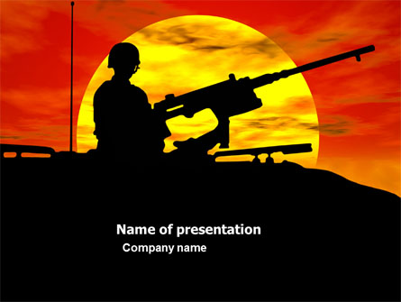 Military Actions Presentation Template, Master Slide