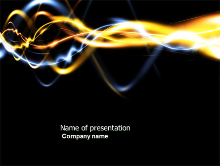 Gas Presentation Template, Master Slide