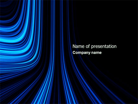 Blue Stripes Presentation Template for PowerPoint and Keynote | PPT Star