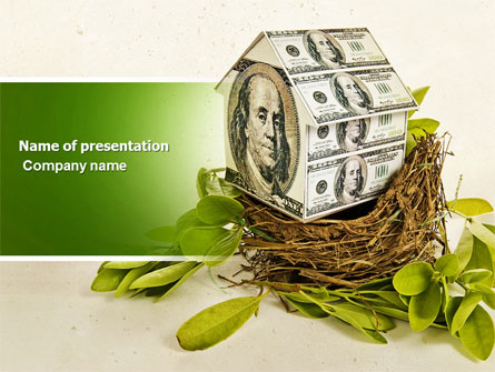 Loan On Mortgage Presentation Template, Master Slide
