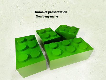 Lego Part Presentation Template, Master Slide