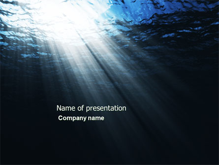 Deep Waters Presentation Template, Master Slide