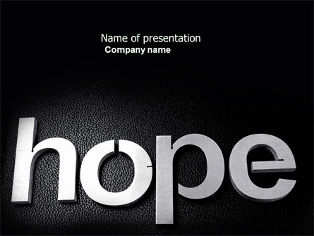 Hope Presentation Template, Master Slide