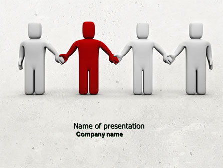 Hand In Hand Presentation Template, Master Slide