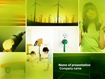 Alternative Energy Presentation Template, Master Slide