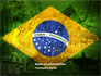 Brazilian Flag With Brazilian Silhouettes slide 1