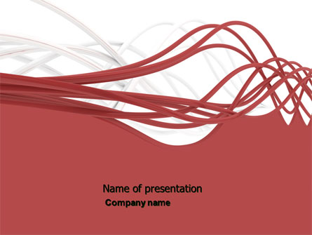 Abstract Swirls Presentation Template, Master Slide