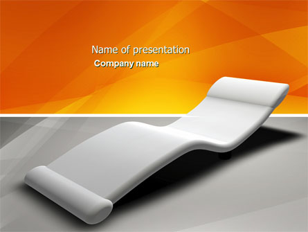 Armchair For Relaxation Presentation Template, Master Slide