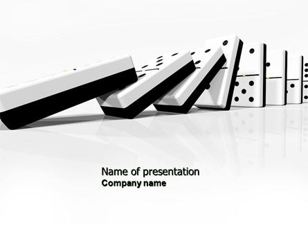 Chain Reaction Presentation Template, Master Slide