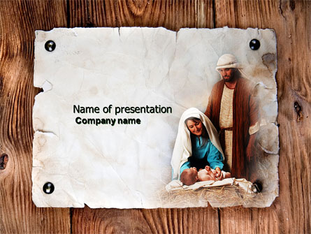 Birth of Christ Presentation Template, Master Slide