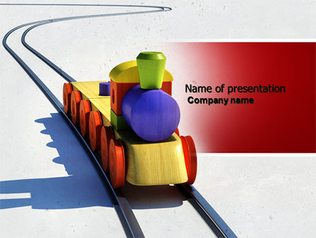 Train Model Presentation Template, Master Slide