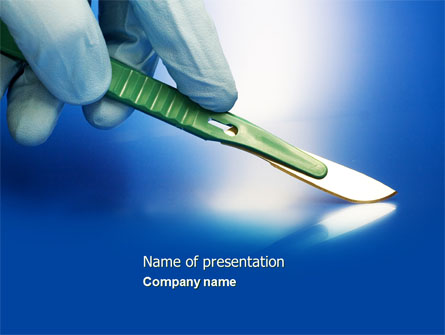 Scalpel Presentation Template, Master Slide