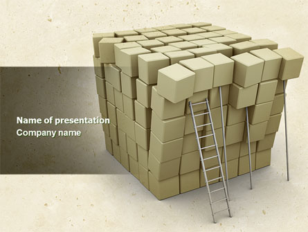 Boxes Presentation Template, Master Slide