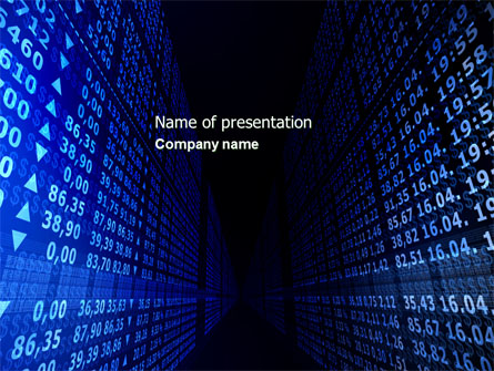 Rate Board Presentation Template, Master Slide