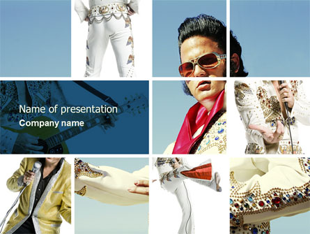 Elvis Presley Presentation Template, Master Slide