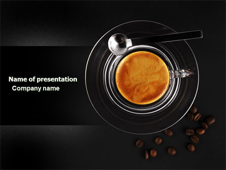 Coffee Shop Presentation Template, Master Slide