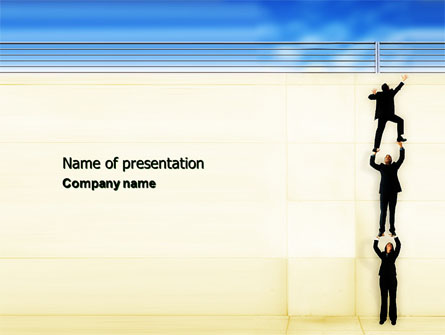 Reaching Success Presentation Template, Master Slide