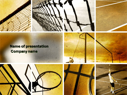 Ball Games Presentation Template, Master Slide