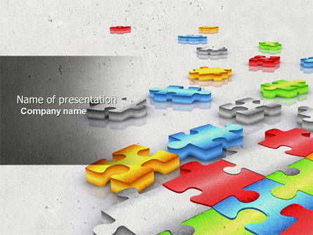 Puzzle Diversity Presentation Template, Master Slide