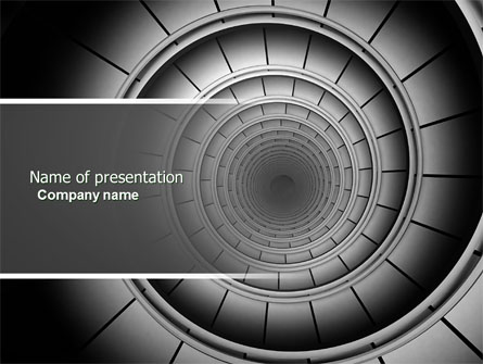 Spiral Staircase Presentation Template, Master Slide