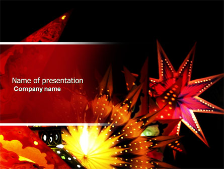 Festival of Lights Presentation Template, Master Slide