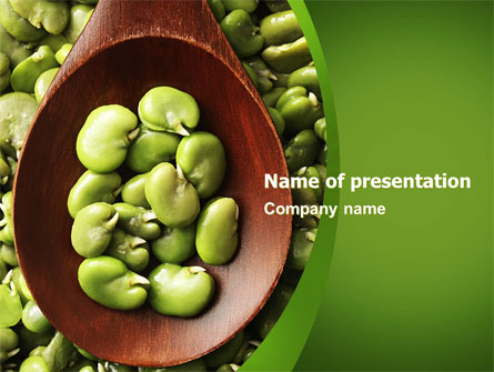 Broad Beans Presentation Template, Master Slide