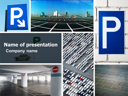Parking Lot Presentation Template, Master Slide
