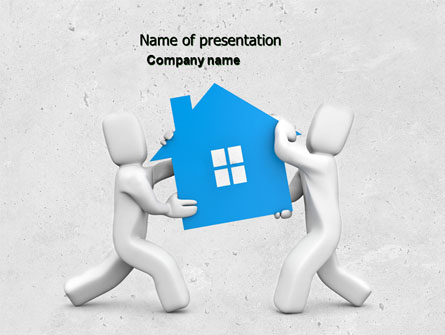 Real Property Mortgage Presentation Template, Master Slide