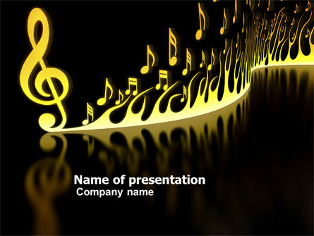Modern Music Presentation Template, Master Slide