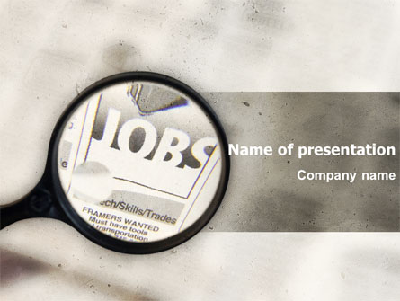 Jobs Presentation Template, Master Slide