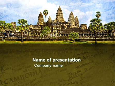 Cambodia Presentation Template, Master Slide