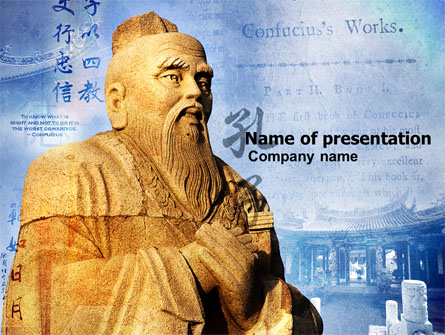 Confucius Presentation Template, Master Slide