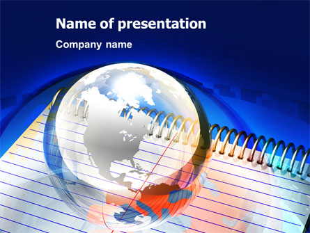 Business Notes Presentation Template, Master Slide