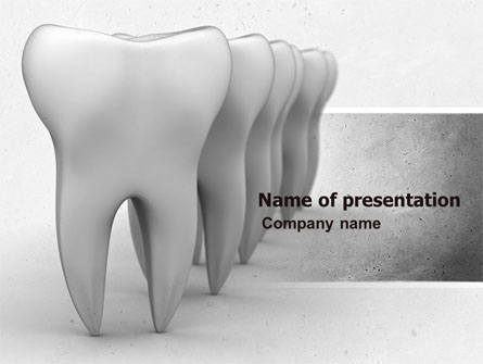 Teeth Presentation Template, Master Slide