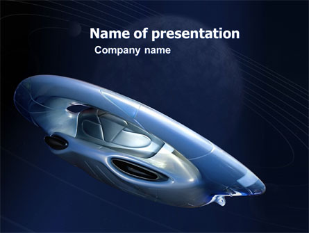 Spaceship Presentation Template, Master Slide