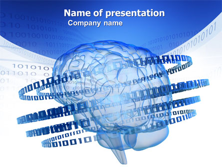 Artificial Mind Presentation Template, Master Slide