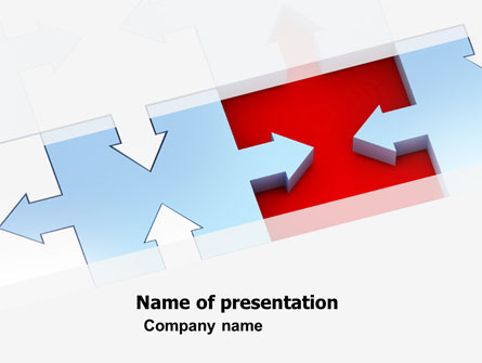 Destination Puzzle Presentation Template, Master Slide