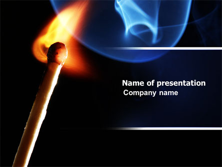 Gas Cooker Presentation Template, Master Slide