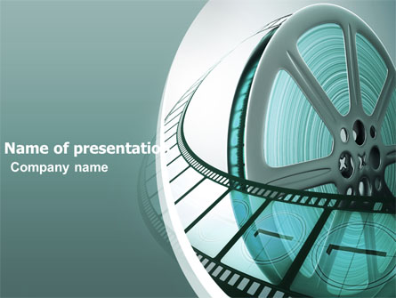 Film Reel Presentation Template, Master Slide