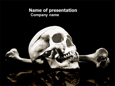 Skull And Bone Presentation Template, Master Slide